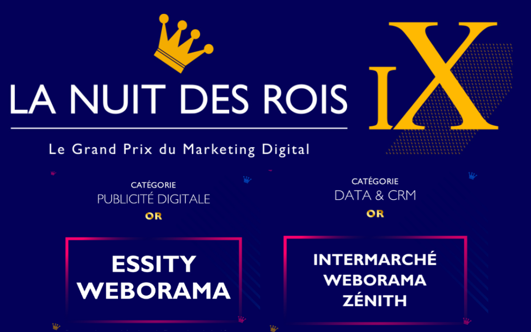 Weborama récompensé pour ses dispositifs de marketing digital lors de la Nuit des Rois