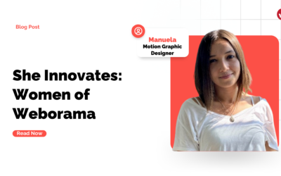 She innovates : Women of Weborama Manuela, Graphiste motion designer chez Weborama